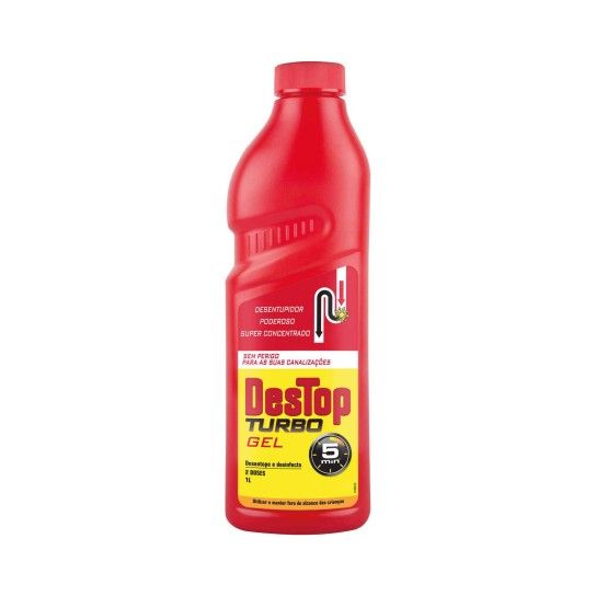 DESENTUPIDOR DESTOP TURBO GEL 1L