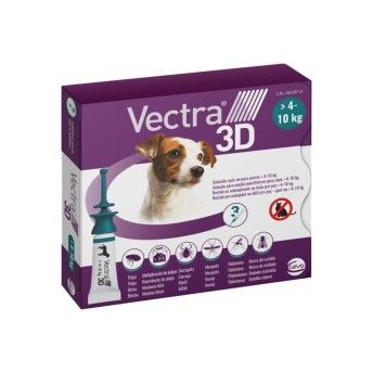 PIPETA VECTRA 3D S 4-10KG 1,6ML 3UN