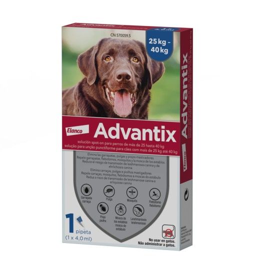 ADVANTIX CAO 4ML +25KG 1PP