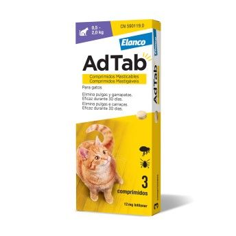 ADTAB GATO 12MG 0,5-2KG 3CP