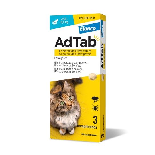 ADTAB GATO 48MG 2-8KG 3CP