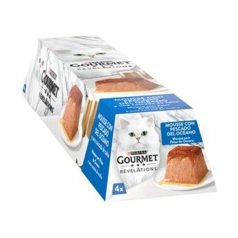 ALIMENTO HMIDO PARA GATO PEIXE 4X57 G