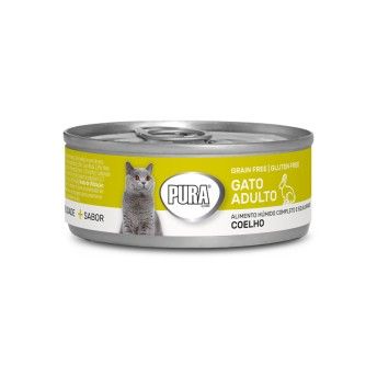 ALIMENTO HMIDO GATO COELHO 85GR
