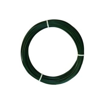 ARAME PLASTIFICADO VERDE 1,2MMX100MT