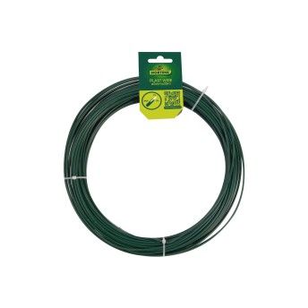 ARAME PLASTIFICADO VERDE 3MMX25MT