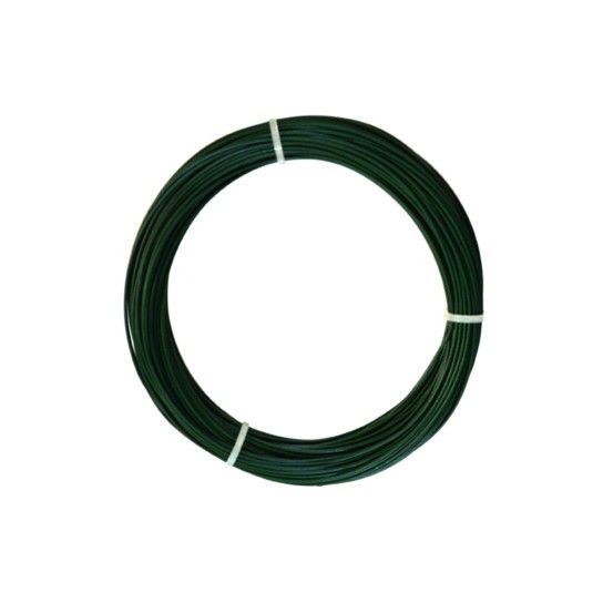 ARAME PLASTIFICADO VERDE 2,4MMX25MT