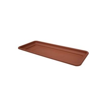 PRATO RECTANGULAR GRANDE 100X5,2 PVC TERRACOTA