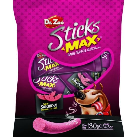 SNACK CO STICKS MAX SALSICHA 130GR