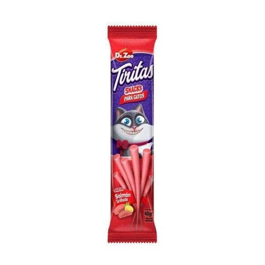 SNACK GATO TIRITAS SALMAO GRELHADO 40GR