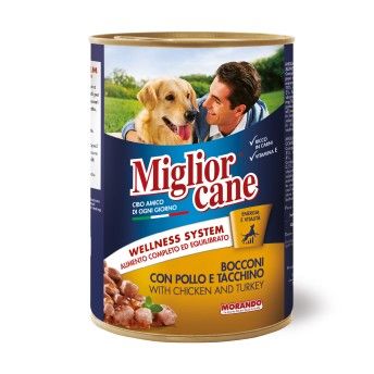 MIGLIOR CÃO HUM PEDAÇOS FRANGO E PERÚ 405G MIGLIOR CÃO HUM PEDAÇOS FRANGO E PERÚ 405G