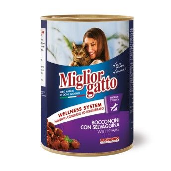 MIGLIOR GATO HUM PED CARNE CAÇA 405G MIGLIOR GATO HUM PED CARNE CAÇA 405G