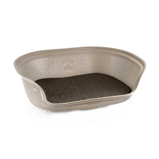 CAMA P/CAO OVAL TAUPE