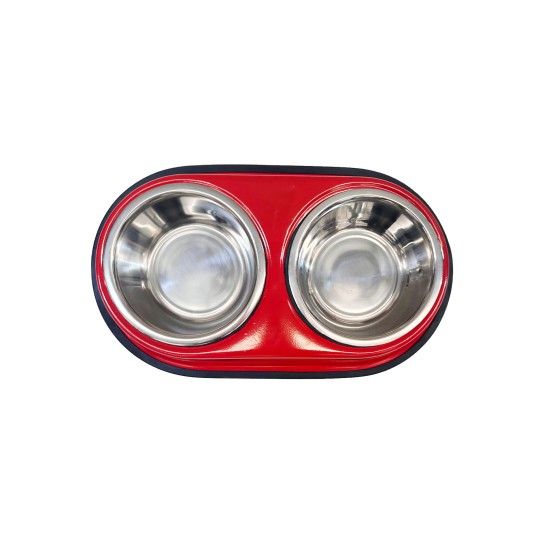 COMEDOURO VERMELHO 2X750ML