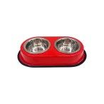 COMEDOURO VERMELHO 2X350ML