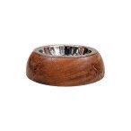 COMEDOURO WOODEN 200ML 12CM