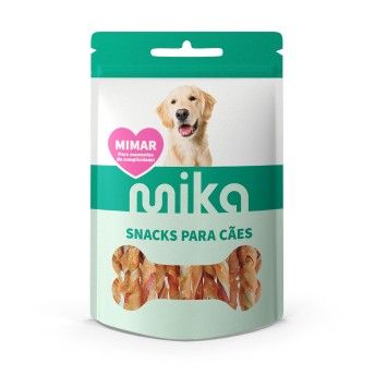 MIKA SNACK CÃO ROLINHOS FRANGO E CARNE VERMELHA 200GR MIKA SNACK CÃO ROLINHOS FRANGO E CARNE VERMELHA 200GR