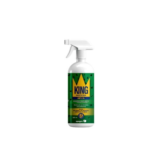INSETICIDA KING INSETOS VOADORES E RASTEJANTES 500ML