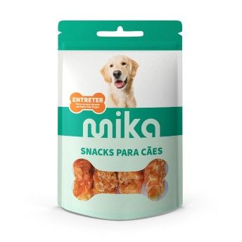 MIKA SNACK CÃO OSSO FUMADO BRANCO 200GR MIKA SNACK CÃO OSSO FUMADO BRANCO 200GR
