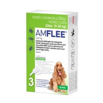 AMFLEE SPOT ON CAO 134MG 3 PIPETAS AMFLEE SPOT ON CAO 134MG 3 PIPETAS