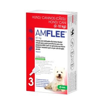 AMFLEE SPOT ON CAO 67MG 3 PIPETAS AMFLEE SPOT ON CAO 67MG 3 PIPETAS