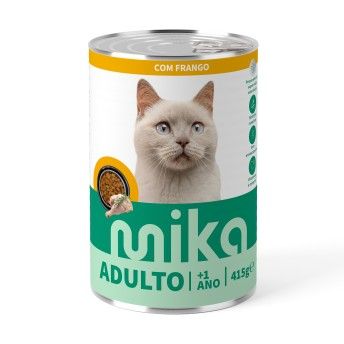 ALIMENTO HÚMIDO GATO MIKA FRANGO MOLHO 415GR ALIMENTO HÚMIDO GATO MIKA FRANGO MOLHO 415GR