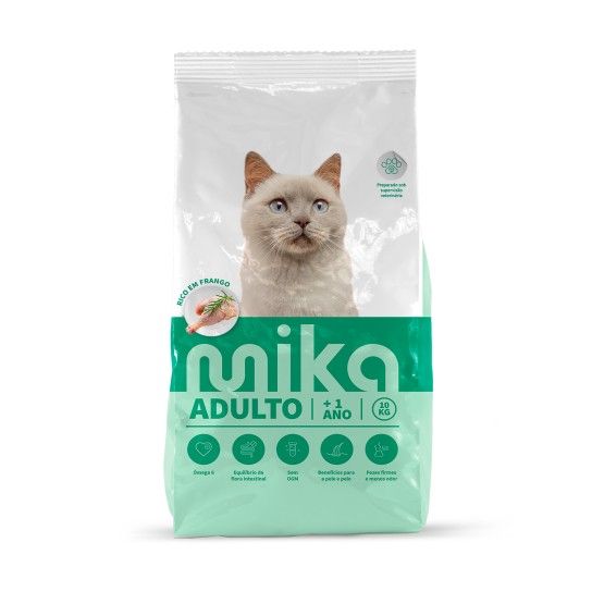 ALIMENTO SECO GATO ADULTO  MIKA 10KG ALIMENTO SECO GATO ADULTO  MIKA 10KG