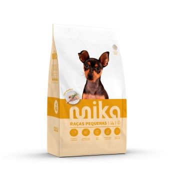 ALIMENTO SECO CÃO RAÇAS PEQUENAS MIKA 4KG ALIMENTO SECO CÃO RAÇAS PEQUENAS MIKA 4KG