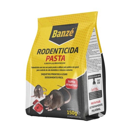 RATICIDA BANZ PASTA BRODIFACUME 150GR